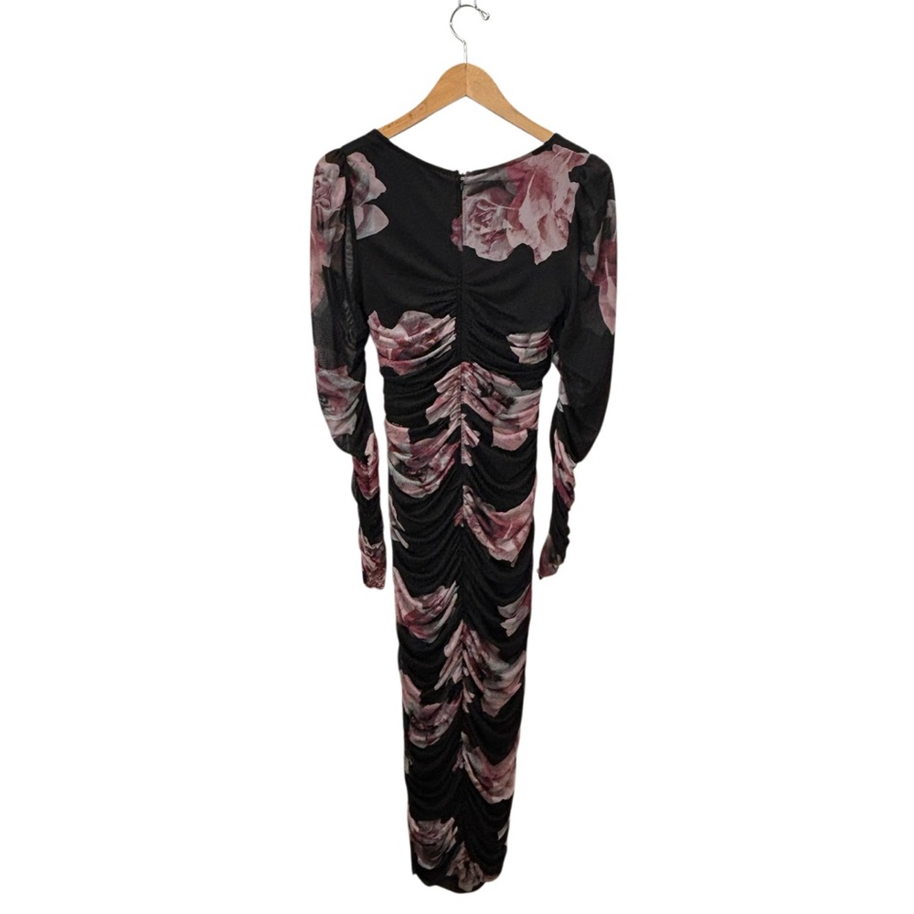 Le Chateau Floral Mesh Bodycon Dress - Picture 5 of 11